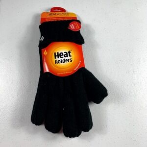 Heat Holders Heatweaver Thermal Glove Women S/M Black Cable Knit Insulated Lined